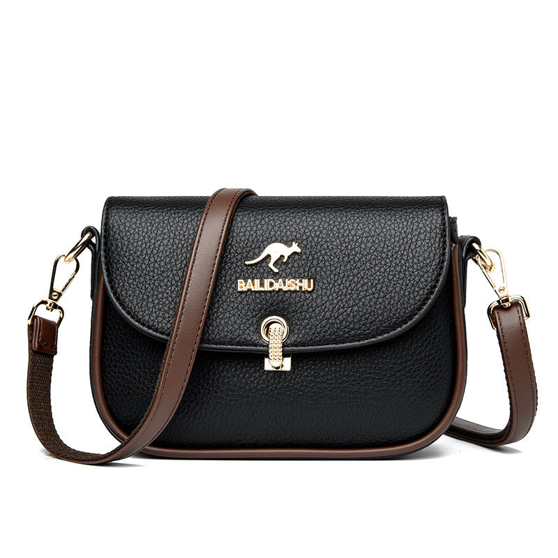 Women's Genuine Leather Soft Fashion Mother-in-law Crossbody Bags