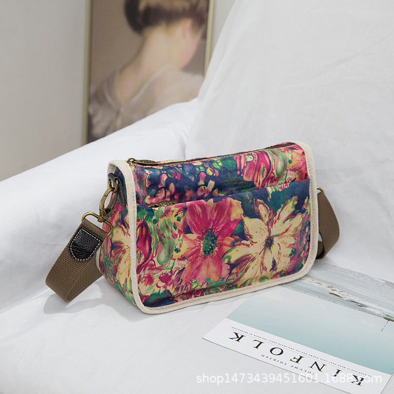 National Fashion Ethnic Print Large Capacity Crossbody Bags