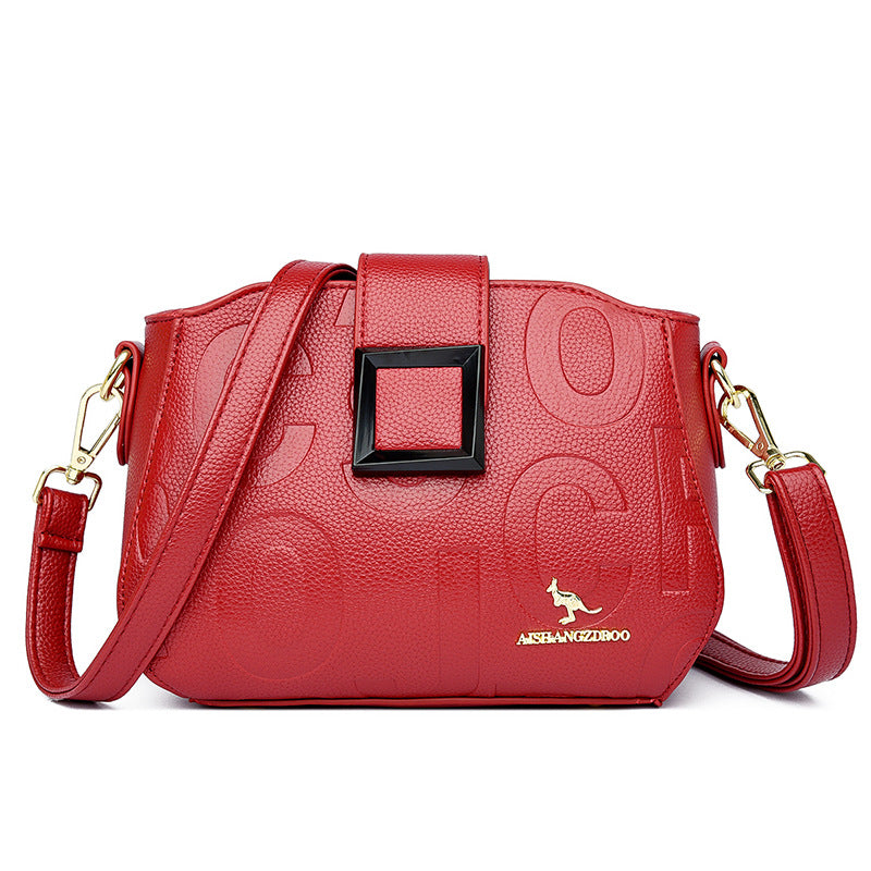 Women's Graceful Fashionable Letter Pouch Mom Shoulder Bags