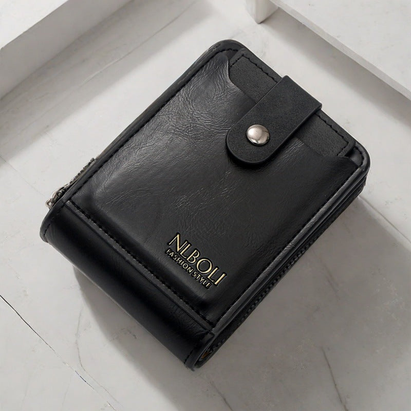 Men's Short Large Capacity Multifunction External Batch Men's Wallet