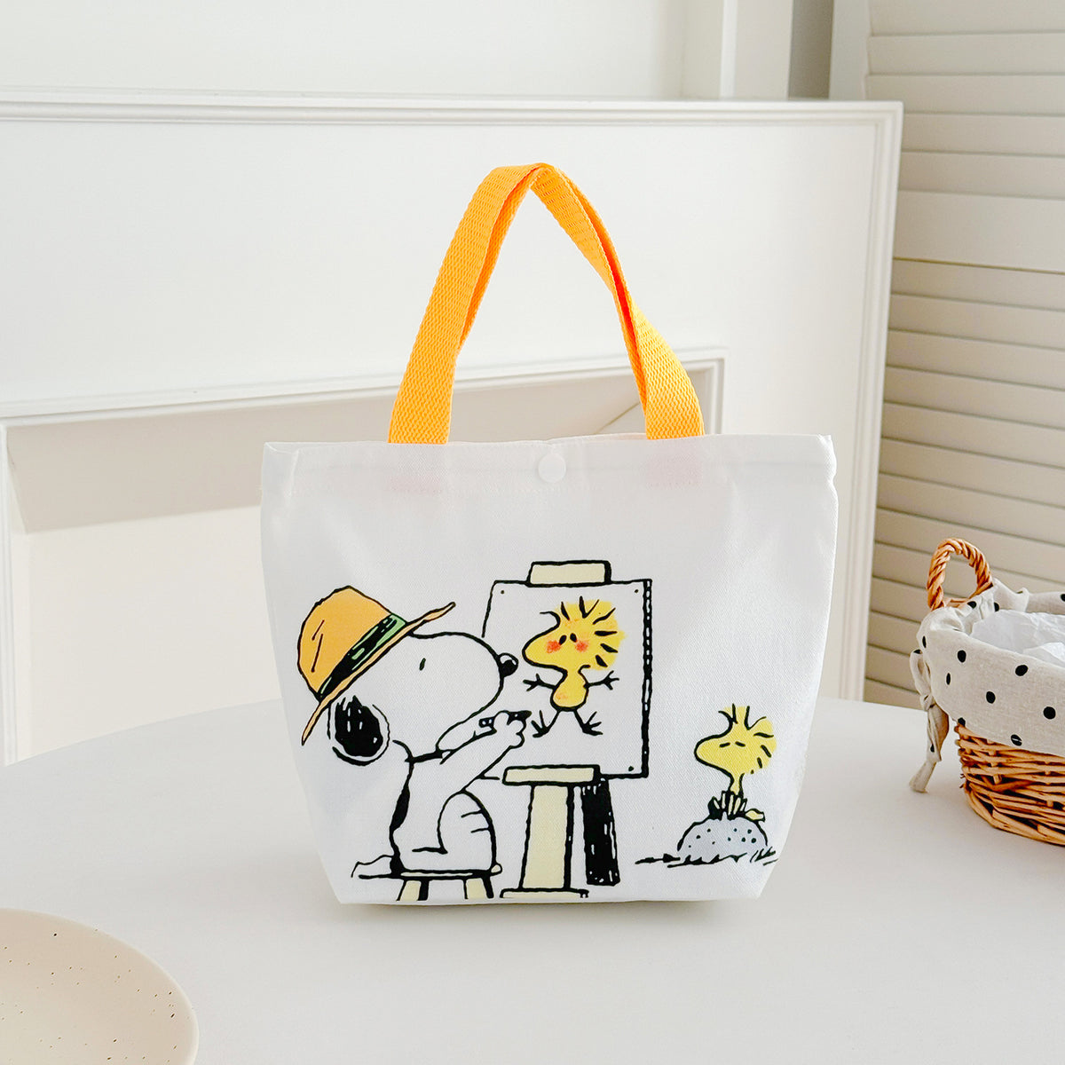 Women's Daily Gift Portable Lunch Cute Cartoon Women's Handbag