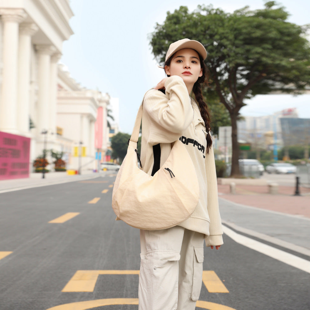 Women's & Men's & Nylon Simple Light Cycling Large Bags