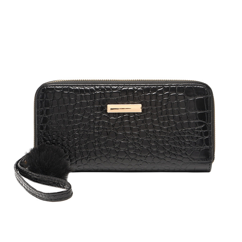 Stylish Women's Cheap Simple Crocodile Pattern Purses