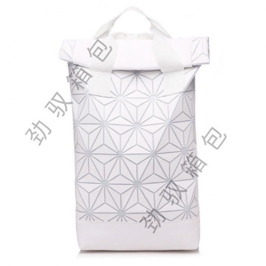 Rhombus Geometric Colorful Single Trendy Portable Backpacks