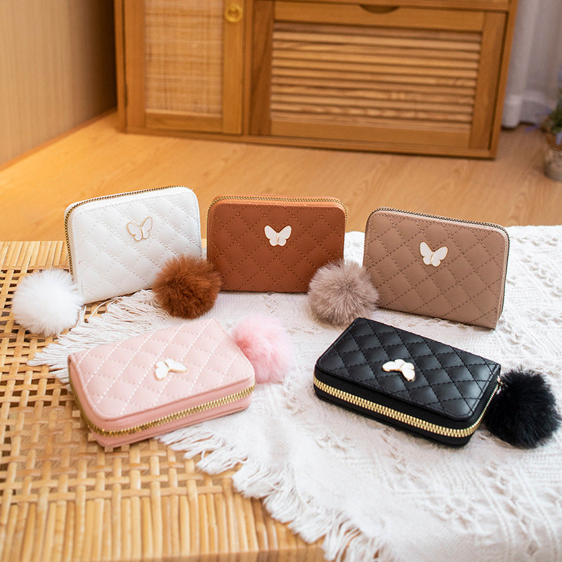 Women's Design High-grade Clutch Welfare Rhombus Ladies Wallet