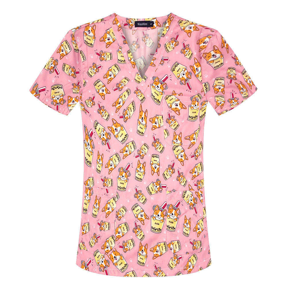Hand Washing Beauty Salon Pet Hospital Doctor Nurse Uniform