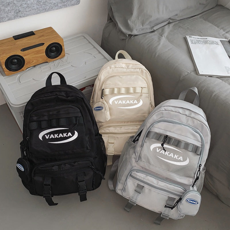 Trendy Korean Style Leisure Large Capacity Backpacks