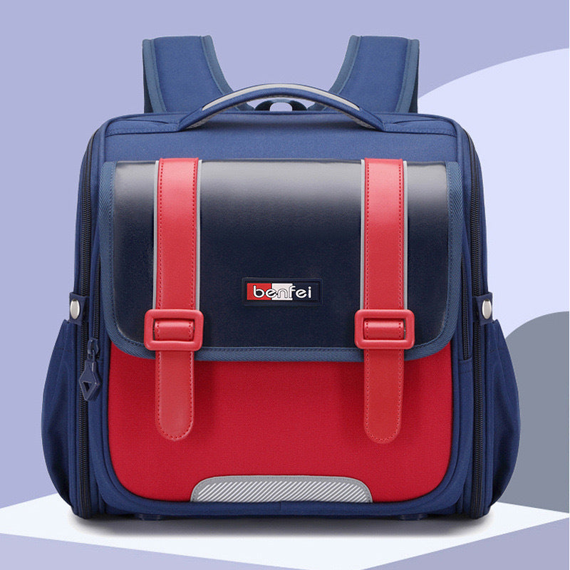 Men's & Children's & Horizontal Board One-piece Full Open Large Capacity Elementary School Students' Schoolbags