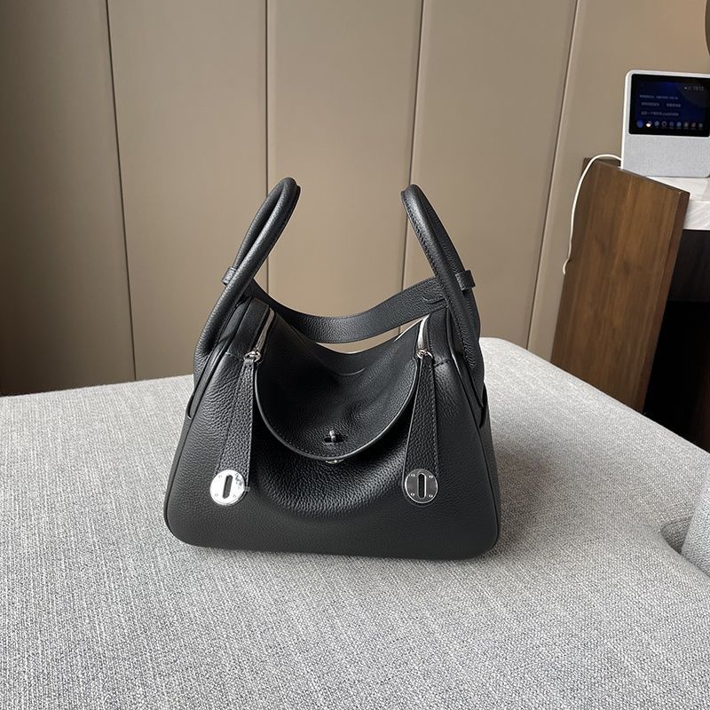 Women's Lindy First Layer Cowhide Underarm Soft Genuine Leather Large Capacity Women's Handbag