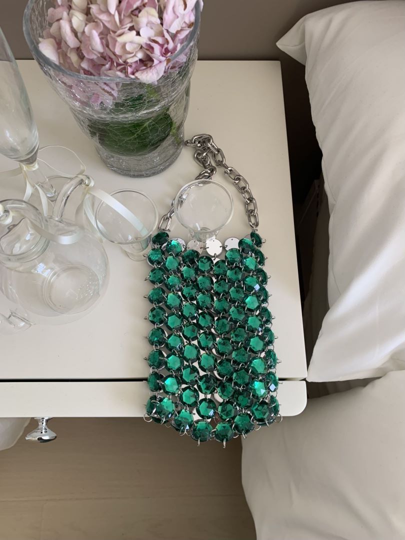 Handmade Niche Fairy Steamed Crystal Bun Crossbody Bags