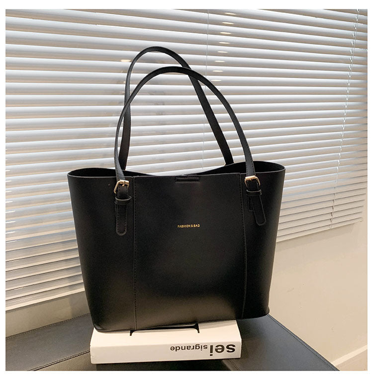 Women's Korean Style Color Matching Large Capacity Women's Shoulder Bag