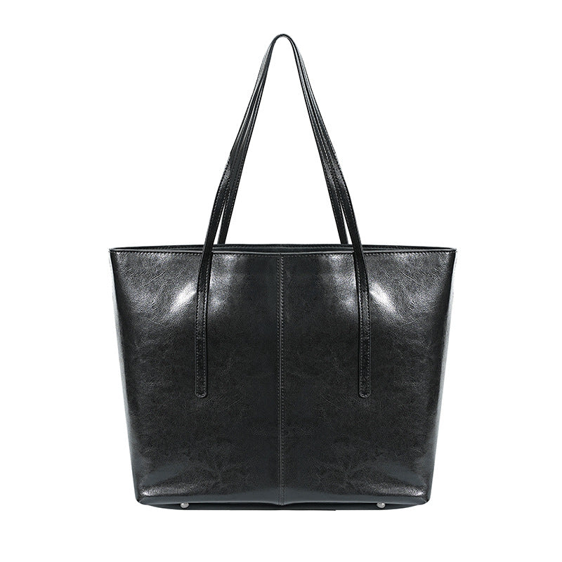 Women's Genuine Leather Western Style Texture Large Bags