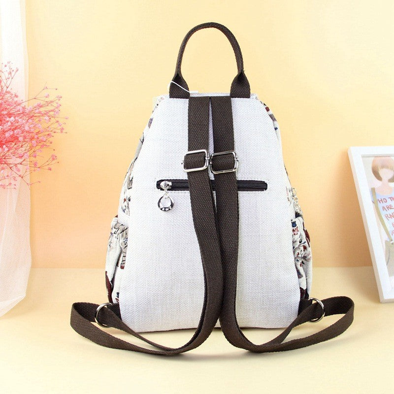 National Fashion Ethnic Style Hand-woven Elephant Ancient Backpacks