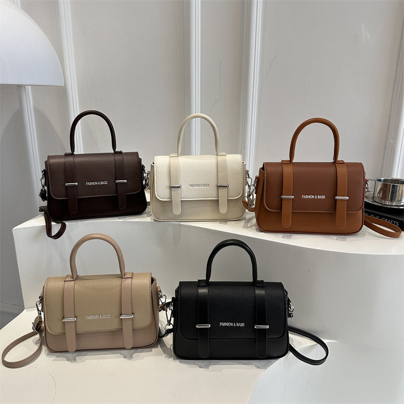 Women's Fashion Large Capacity Simple Decoration Temperament Commute One Portable Women's Shoulder Bag