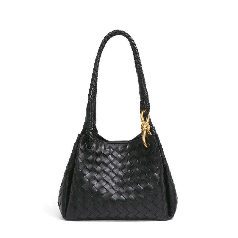 Women's Vintage Weave Hand Carrying Parachute Two-piece Set Women's Handbag