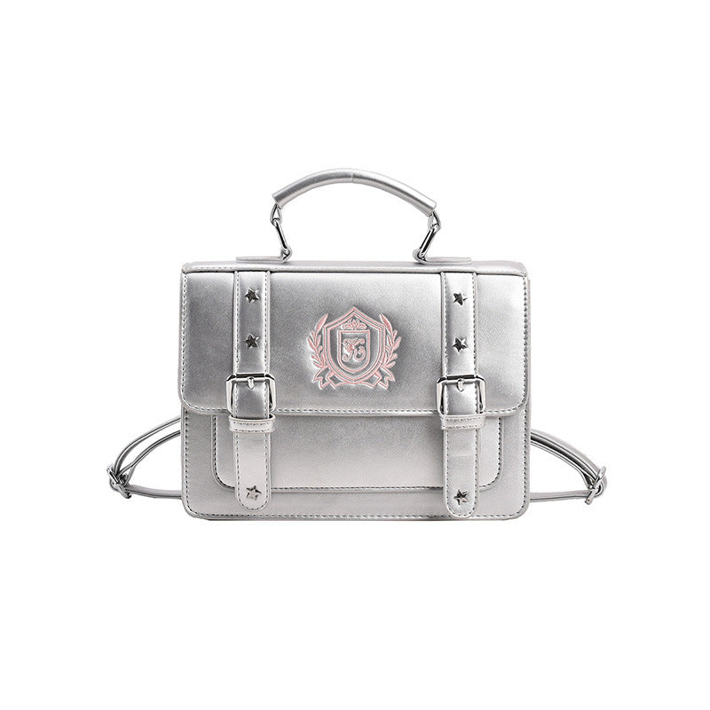 Retro Preppy Style Uniform Large Capacity Backpacks