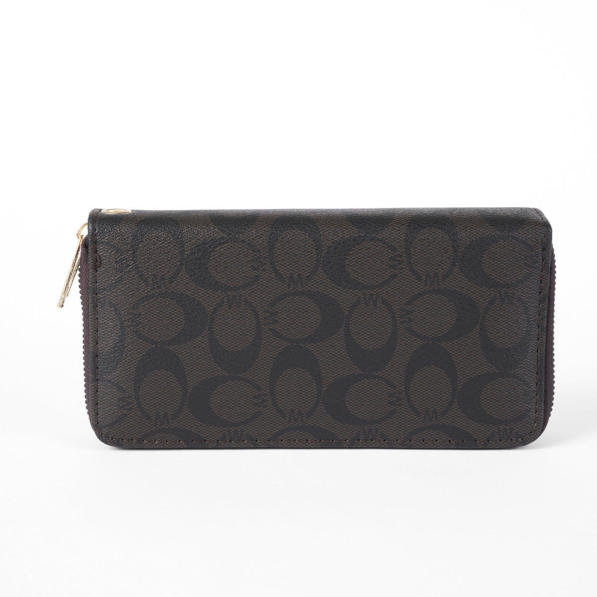 Women's High-grade Printed Long Large Capacity Double Zip Clutch Ladies Wallet