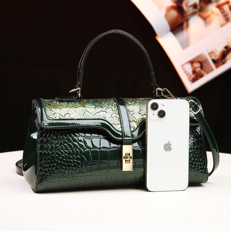 Women's Flap Noble Printing Stylish Portable Multi Bags