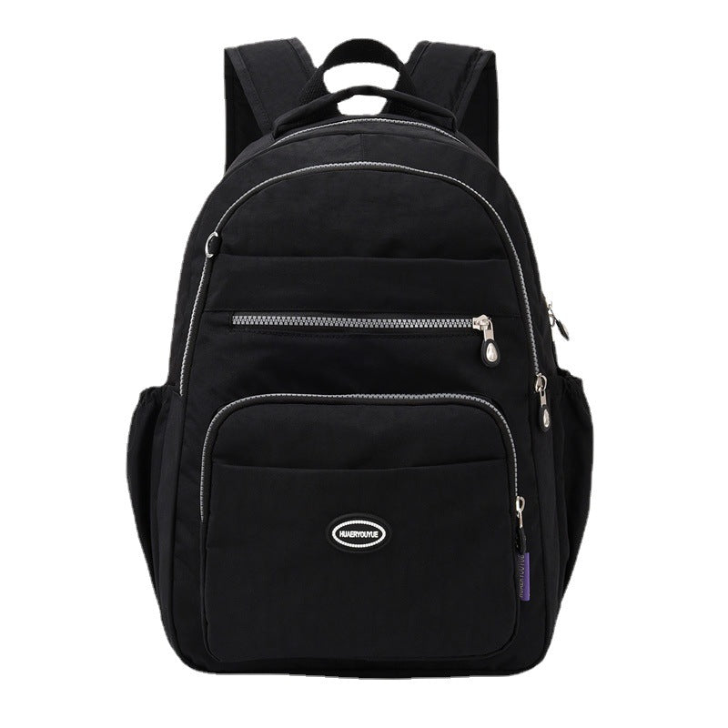 Flower Neutral Male Female Washing Nylon Backpacks