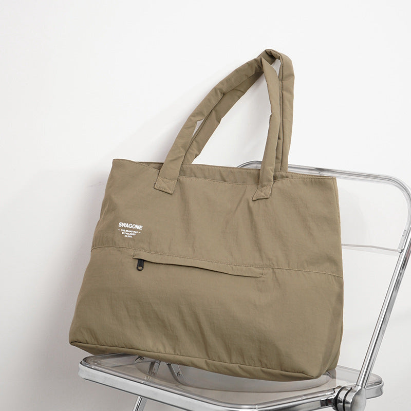 Women's & Men's & Simple Waterproof Lightweight Large Capacity Storage Commuter Men's Shoulder Bags