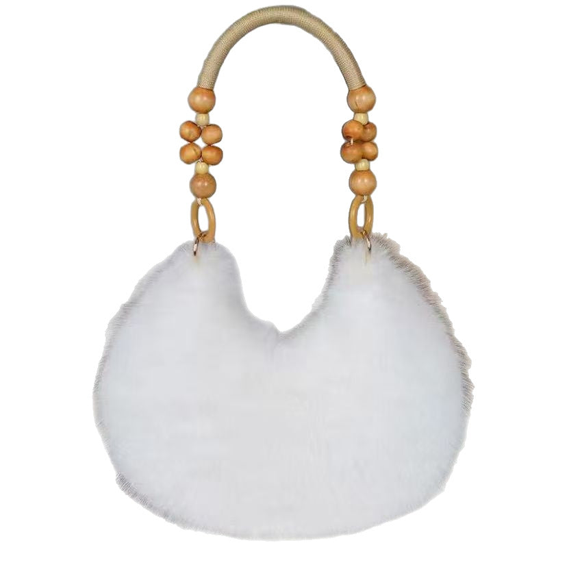 Women's Plush Fashion Large Capacity High Quality Handbags