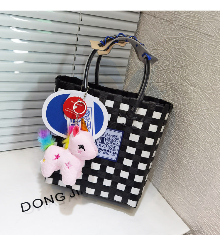 Women's Basket Thai Holiday Fashion Hand-woven Camouflage Bags