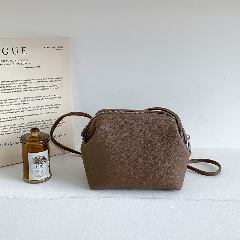 Women's Black Shell Korean Style Retro Easy Crossbody Bags