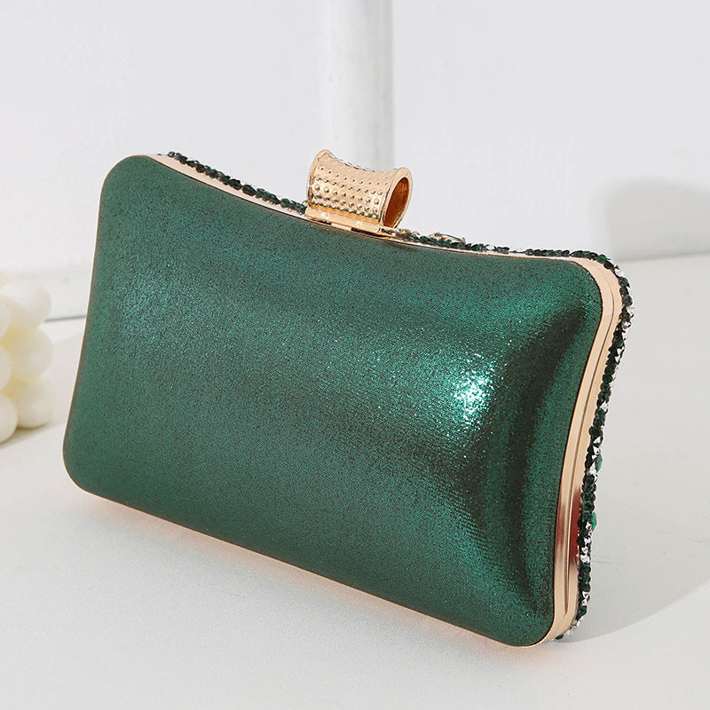 Versatile Women's Diamond Banquet Dress Portable Evening Bags