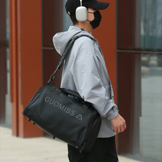 Men's High Sense Multifunctional Dry Wet Separation Travel Bags