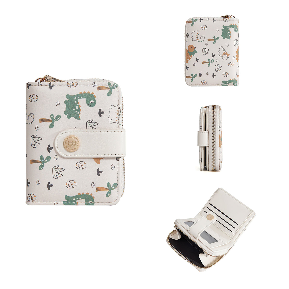 Women's Bear Printed Short High Sense Ladies Wallet
