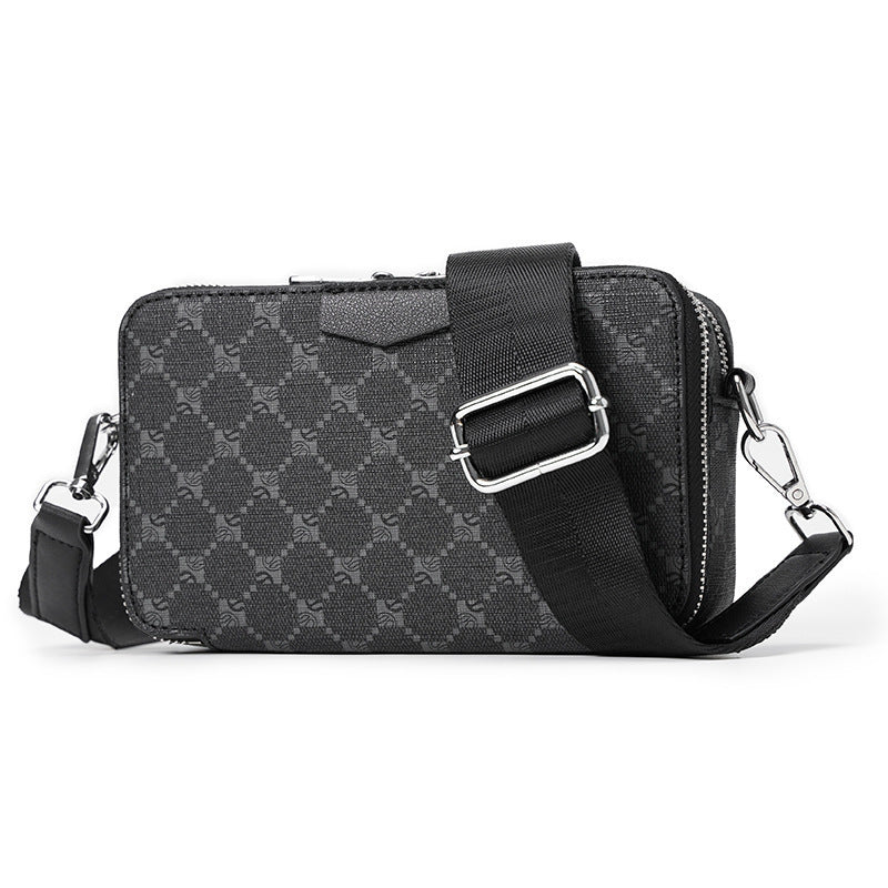 Men's Fashion Trendy Plaid Out Of The Men's Messenger Bags