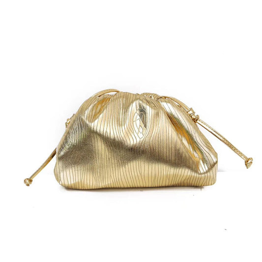 Women's Golden Cloud Large Size Woven Shoulder Bags