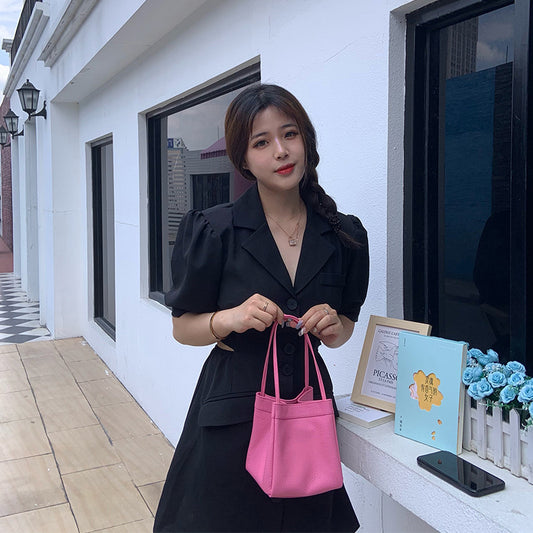 Women's Genuine Leather Sheepskin Minority Fashion Shoulder Bags