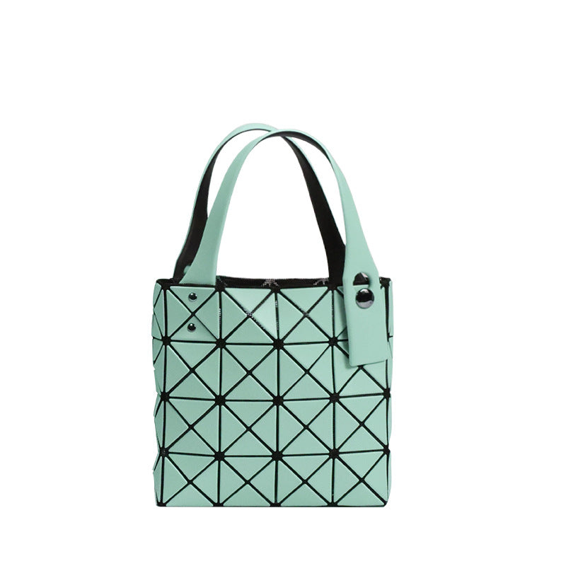 Four Grid Geometric Lifetime Rhombus Hand Handbags