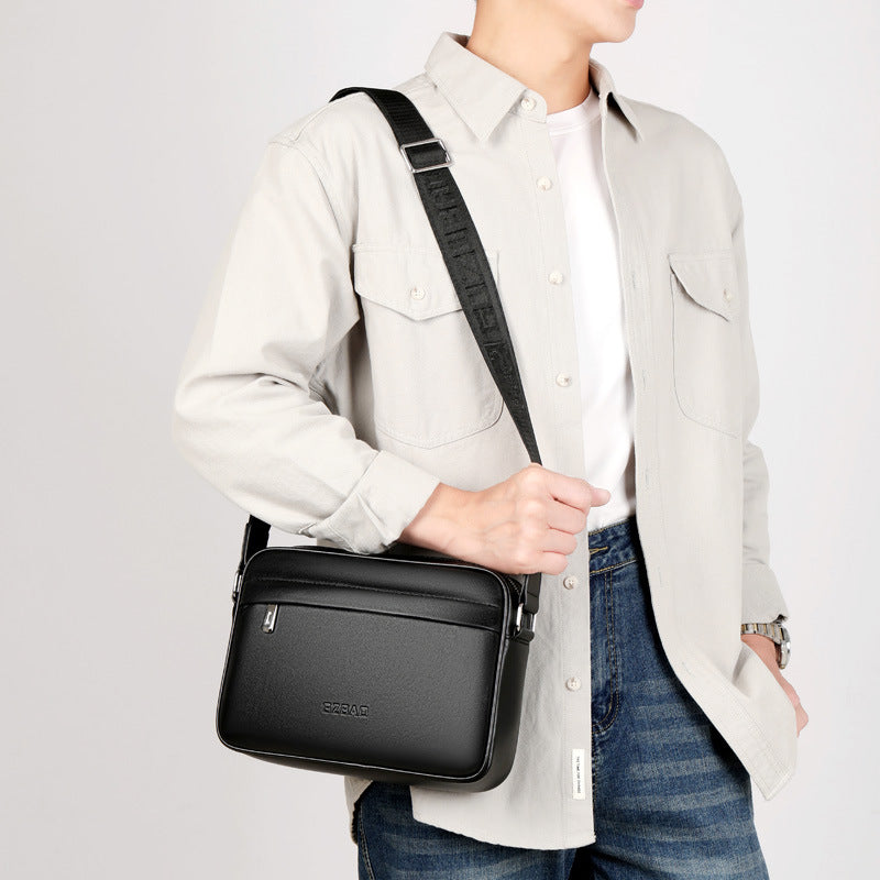 Men's Horizontal Business Cattle Leather Fashion Trends Bags