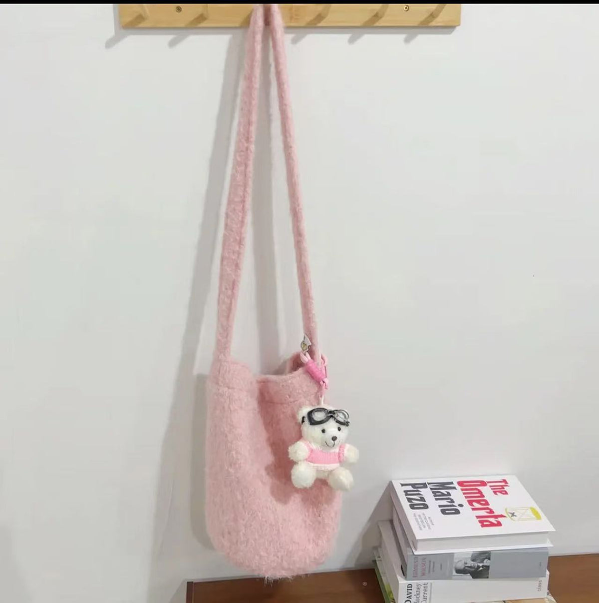 Fluffy Wool Veet Plush Large Capacity Women's Shoulder Bag