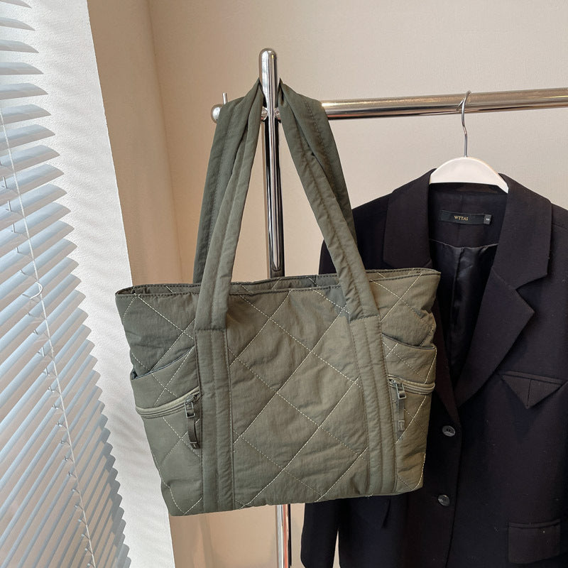 Women's Rhombus Jacket Large Capacity Commuter Simple Women's Shoulder Bag