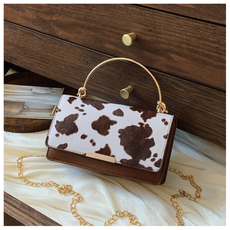 Women's Fashionable Printing Summer Large Capacity Cows Women's Shoulder Bag