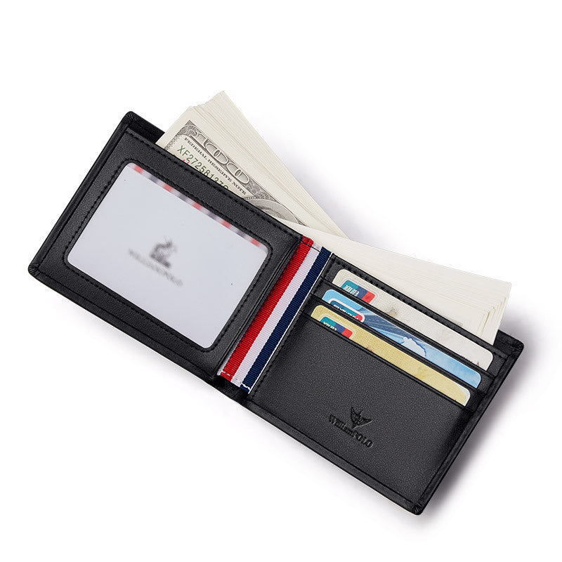 Men's Chan Swiping Genuine Leather Made Korean Men's Wallets