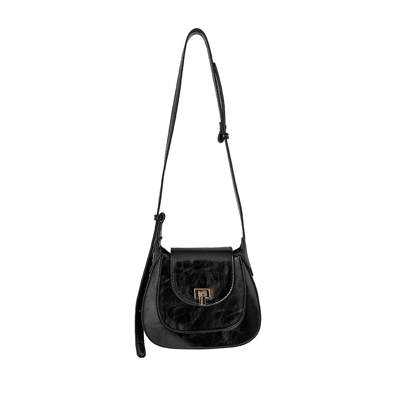 Texture Niche Flip Western Style Exquisite Versatile Fashion Bags