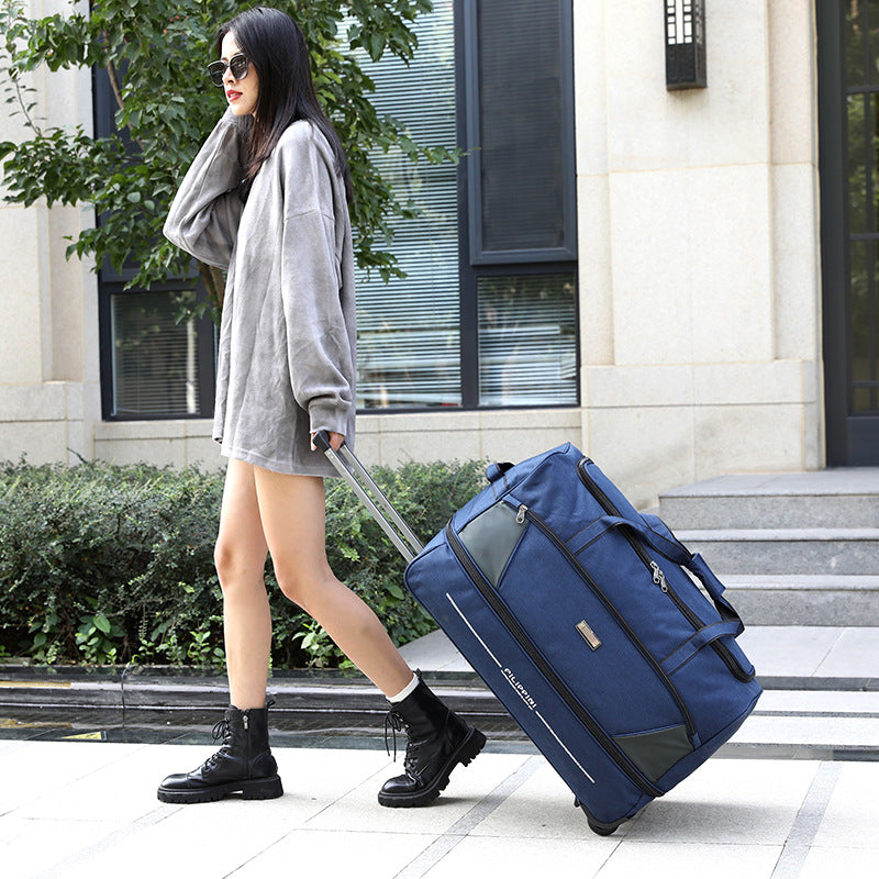 Oxford Cloth Unisex Boarding Large Capacity Travel Bags