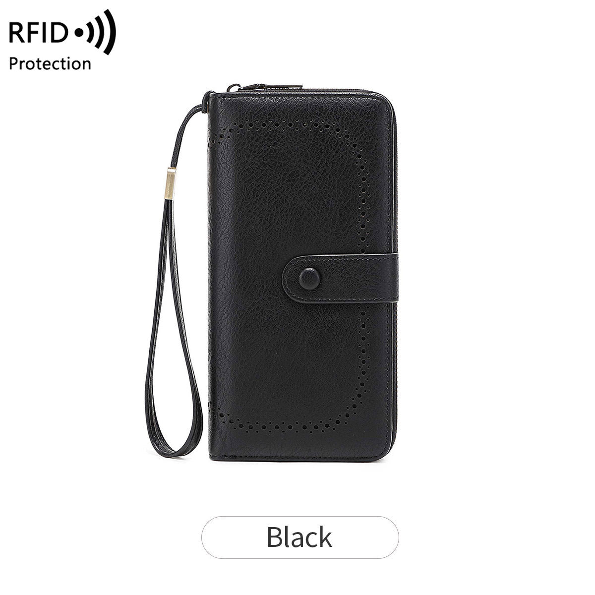 Women's Hollow Out Expanding Retro Large Capacity Ladies Wallet