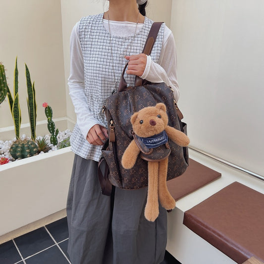 Summer Large Capacity Fashion Cute Bear Backpacks