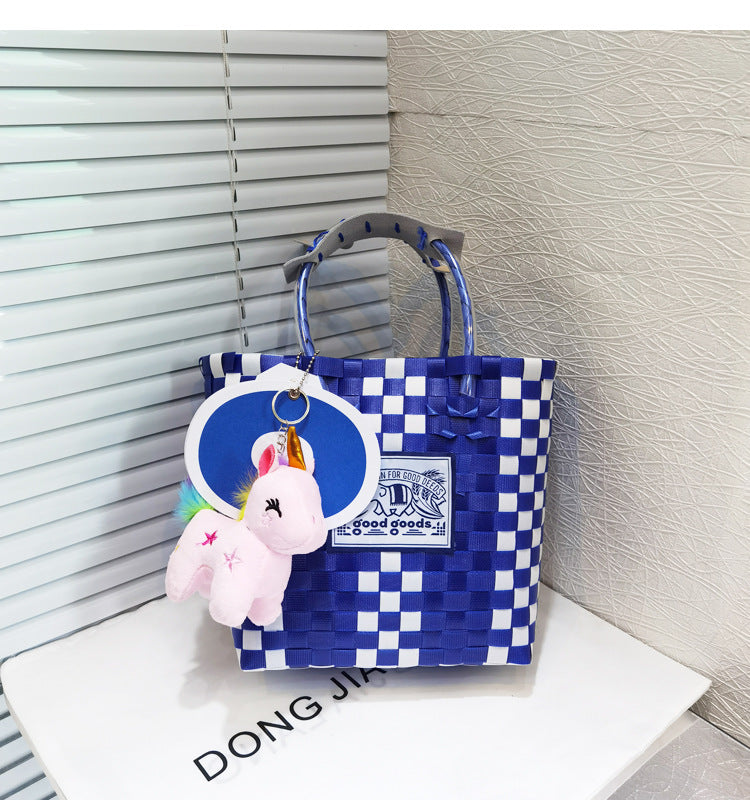 Women's Basket Thai Holiday Fashion Hand-woven Camouflage Bags