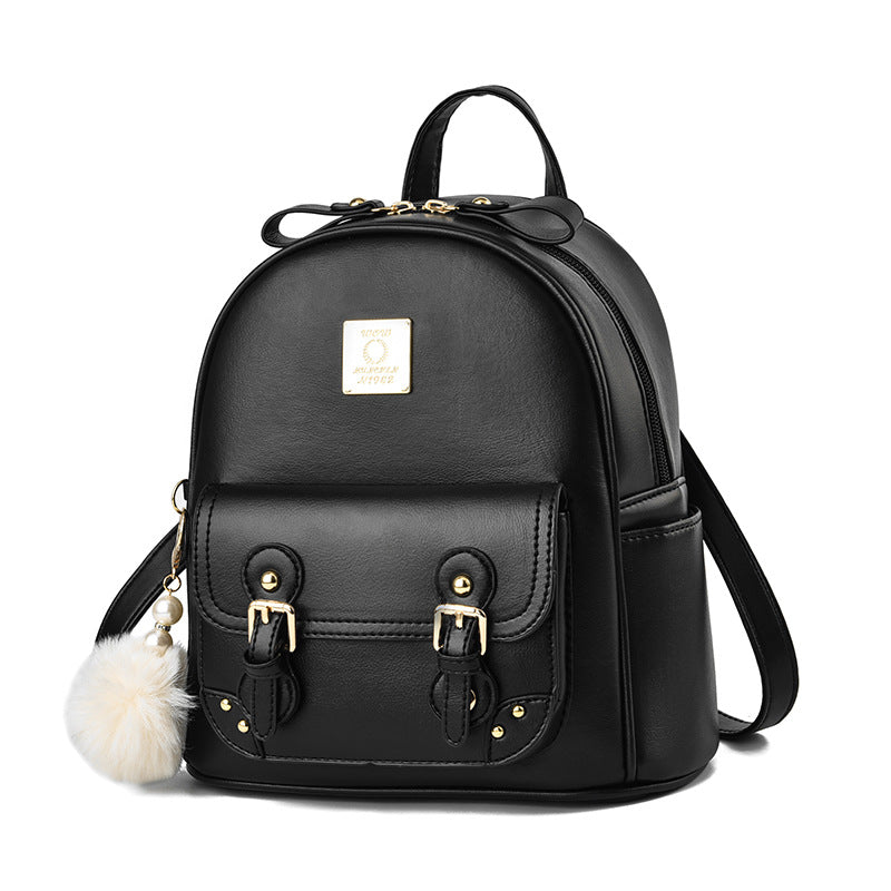 Women's Fashion Large Capacity Soft Leather Backpacks