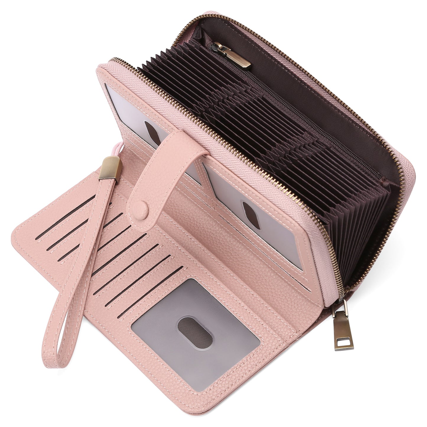 Women's Expanding Long Passport Multiple Slots Position Ladies Wallets