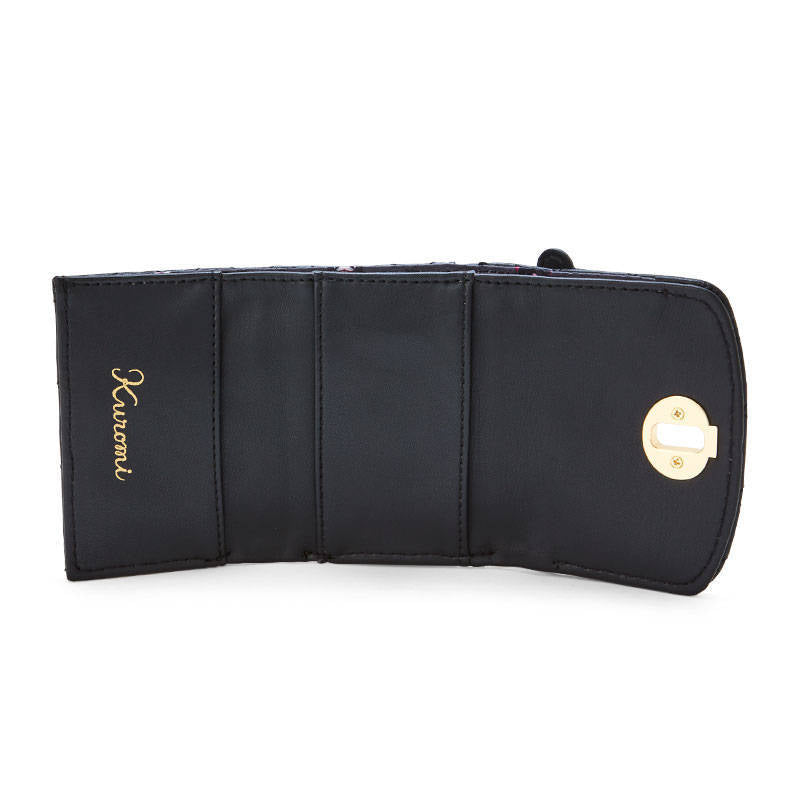 Short Black Clow Three-dimensional Cartoon Head Ladies Wallet