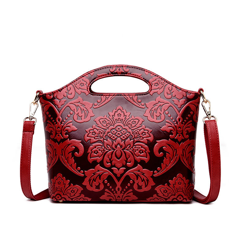 Women's Ethnic Style Trendy Mother National Flower Bags