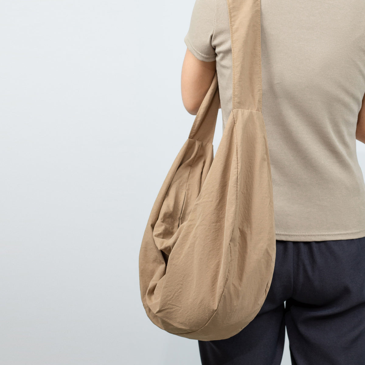 Unisex Large Capacity Macaron Color Dumpling Commuter Bags