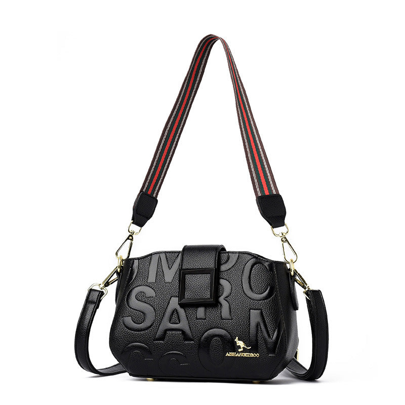 Women's Graceful Fashionable Letter Pouch Mom Shoulder Bags